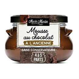 MARIE MORIN Mousse au chocolat à l'ancienne - Le pot en verre