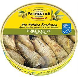 PARMENTIER Petites sardines msc huile d'olive vierge extra