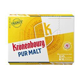 KRONENBOURG Bière Pur Malt sans alcool 0.4%