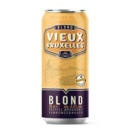 VIEUX BRUXELLES Bière blonde  boîte 4.8%