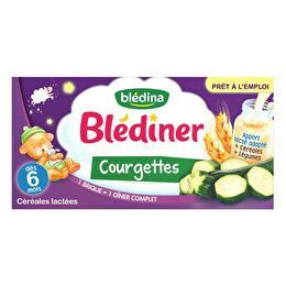 Blédina - Blediner soupe lait aux légumes courgettes dès 6 mois