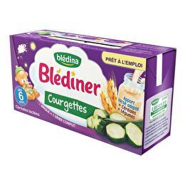 Blédina - Blediner soupe lait aux légumes courgettes dès 6 mois