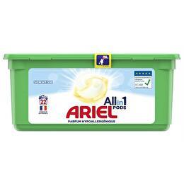 Lessive Ariel Allin1 Pods Original 27 lavages