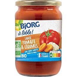 BJORG Sauce tomate et légumes BIO