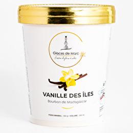 GLACES DE MARC Crème glacée vanille des îles bourbon de Madagascar