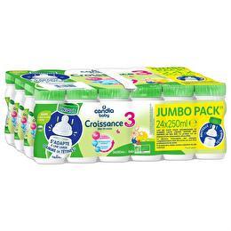 CANDIA Baby lait croissance 3 bio jumbo pack x 24