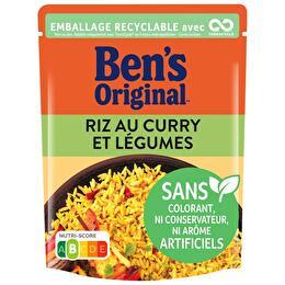 Ben's Original - Riz au curry et aux légumes micro ondable 2min -  Supermarchés Match