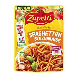 ZAPETTI Doypack spaghetti bolognaise