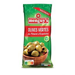 MENGUY'S Olives vertes au piment d' Espelette