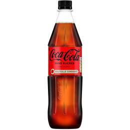 COCA-COLA Soda à base de cola sans sucres consigné