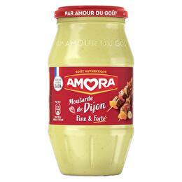 AMORA Moutarde de Dijon fine et forte bocal