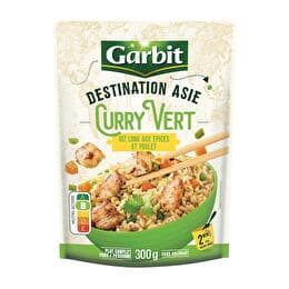 GARBIT Curry vert riz basmati et poulet coco