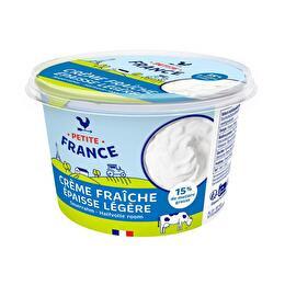 PETITE FRANCE Crème fraîche épaisse légère 15 % MG