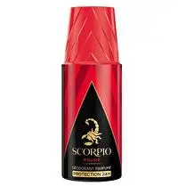 Scorpio, Déodorant parfumé rouge