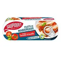 Saupiquet, Filets maquereaux sauce tomate & basilic