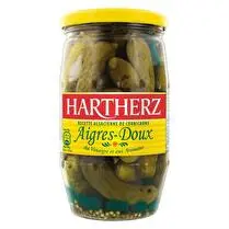 Hartherz, Cornichons aigres doux