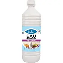 Phebus, Eau déminéralisée