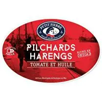 Petit Pierre, Pilchard harengs tomate et huile msc