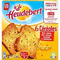 Lu, Biscotte 6 céréales x 34