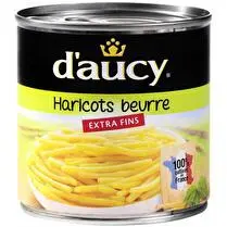 D'aucy, Haricots beurre extra fins 1/2