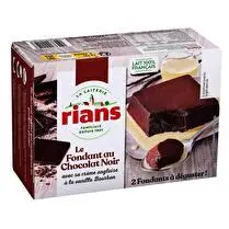Rians, Fondant au chocolat noir