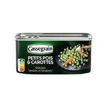CASSEGRAIN Petits pois & carottes