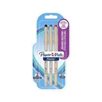 Papermate, Stylos bille replay assortis effaçables +gomme