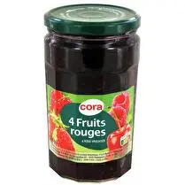 Cora, Confiture extra de 4 fruits rouges