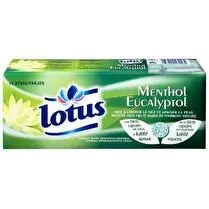 Lotus, Mouchoirs étuis menthol x15