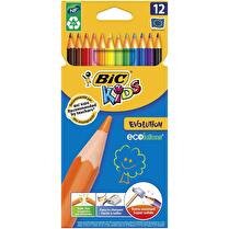 BIC Etui 12 crayons couleur évolution