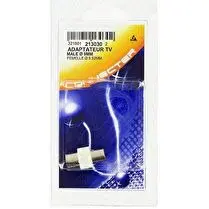 Connecter, Adaptateur TV male 9mm / femelle 9.52mm