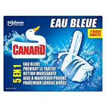 Canard, Bloc cuvette eau bleue