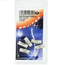 Equiper, CARTOUCHES FUSIBLES AVEC VOYANT 10A 8,5X23
