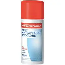Mercurochrome, Spray antiseptique incolore