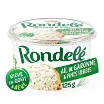 Rondelé, Fromage à tartiner ail de Garonne & fines herbes