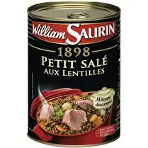 William Saurin, Petit salé aux lentilles