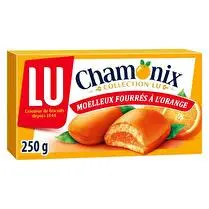 Lu, Chamonix - Biscuits moelleux fourrés à l'orange