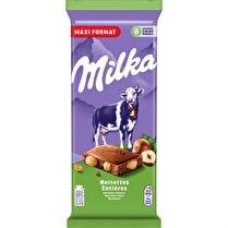 MILKA Chocolat au lait aux noisettes entières