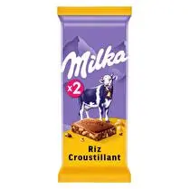 Milka, Chocolat au lait et riz croustillant
