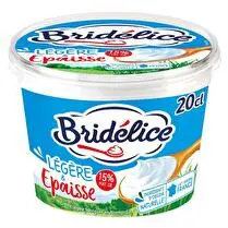 Bridélice, Crème fraîche épaisse légère 15% MG