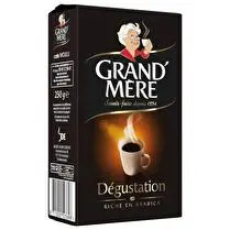Grand'mère, Café moulu dégustation