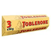 Toblerone, Chocolat au lait suisse avec nougat  3x50g