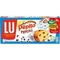 Lu, Pépito - Gâteau moelleux aux pépites de chocolat  x5