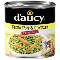 D'aucy, Petits pois & carottes extra fins 1/2