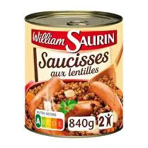 William Saurin, Saucisses aux lentilles 4/4
