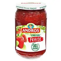 Andros, Confiture allégée de fraises