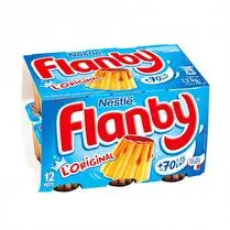 Flanby, Flan aromatisé goût vanille nappé de caramel