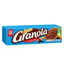 Lu, Biscuits sablés nappés de chocolat au lait