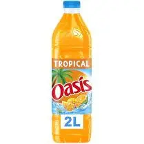 Oasis, Boisson à l'eau de source tropical