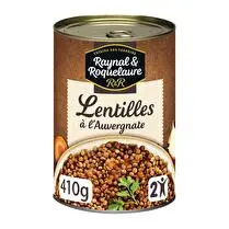 Raynal et Roquelaure, Lentilles cuisinées à l'Auvergnate 1/2